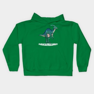 Parasaurolophus Dinosaur Design Kids Hoodie